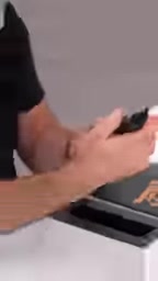 Accessories can be stored on the other side