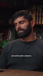 and we'll be able to detect it