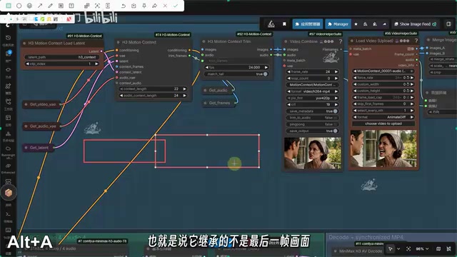 What's being inherited is a series of video data, not just a frame