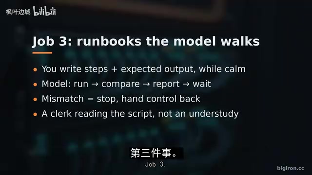Run books.