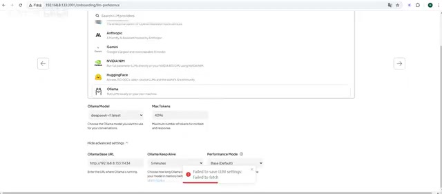 Configuration working