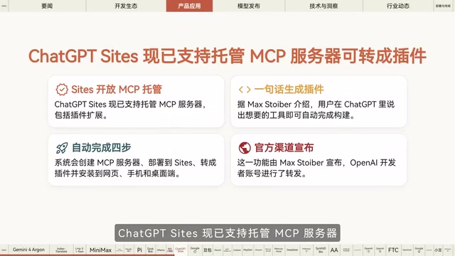 Managed MCP server support is now available