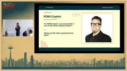 Live demo of Copilot assisting with work tasks