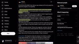 Sam Altman says safety progress will determine the pace of model releases