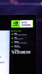 with Blackwell RTX graphics equal to a desktop RTX 5070.