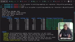 Sampling profiler handling a high-frequency repeated call scenario