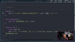 Viewing an org document in the terminal via less