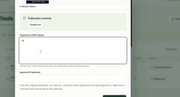 Reviewing conditions and publishing a policy