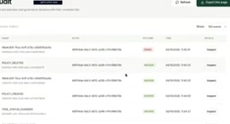Traceable activity history within the gateway