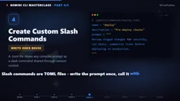 Slash commands are available across every session