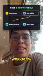 To execute that n8n workflow without any further LLM cost