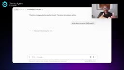 The model can automatically look up ticker symbols