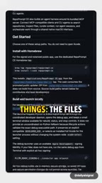 The files you choose, code maps,