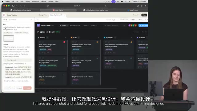 make this beautiful dark mode, modern design