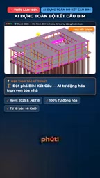 AI Agent Automatically Generates BIM Structural Model from 18 CAD/PDF Drawings in 30 Minutes
