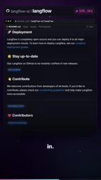 Every workflow can be served as an API or Langflow server, callable by any client