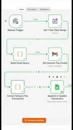 Payment records table generated after execution