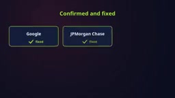 Affected organizations including Google and JPMorgan Chase