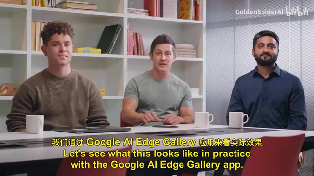 On-device search demonstrated via the Google AI Edge Gallery app