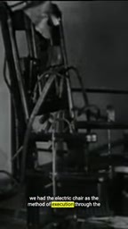 The electric chair was used through the '90s; injection was considered more humane