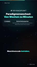 Heute verfolgt ein Agent XREFs und dekompiliert Logik autonom innerhalb von wenigen Minuten.