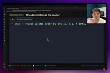 Tool description and routing logic