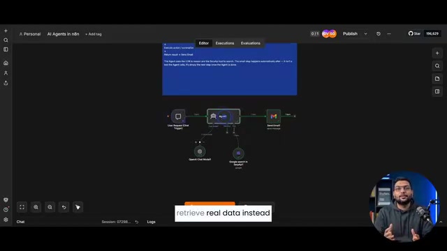 In a workflow, an Agent can call tools to retrieve real-time data