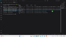 Dual container running state