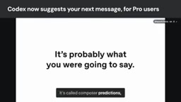 Composer Predictions is available in testing for Pro users