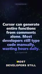 Cursor's Overlooked Hidden Feature: Generate Complete Functions Directly from Comments