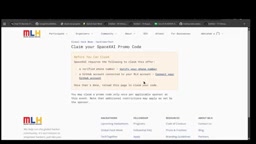 Connecting and authorizing a GitHub account on the MLH page