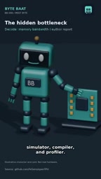 The author notes that token generation is limited by memory bandwidth