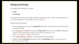 Configuring the Supabase connection in n8n