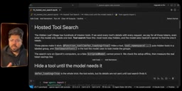 Too many tools causes all definitions to be carried in every request