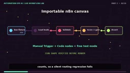 n8n AI线索资格审核工作流:导入、测试与故障修复实战