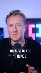 because of the iPhone's mass market status and its supply chain needs.