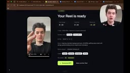The app running interface
