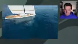 Ocean and ship rendering effect in a 3D scene