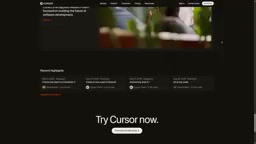 Cursor integrates AI into the coding workflow