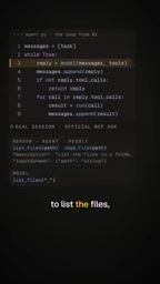The Agent itself doesn't execute anything