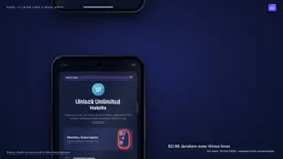 The typical visual style of AI-generated apps