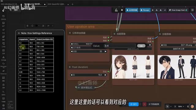 分辨率参数对应关系