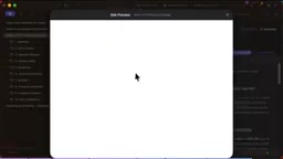 Preview the auto-generated documentation site