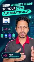用n8n自动将网站线索同步到CRM