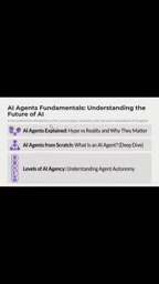 You'll learn what AI agents really are,