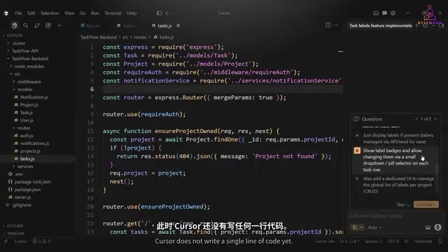 它生成了一份架构概览