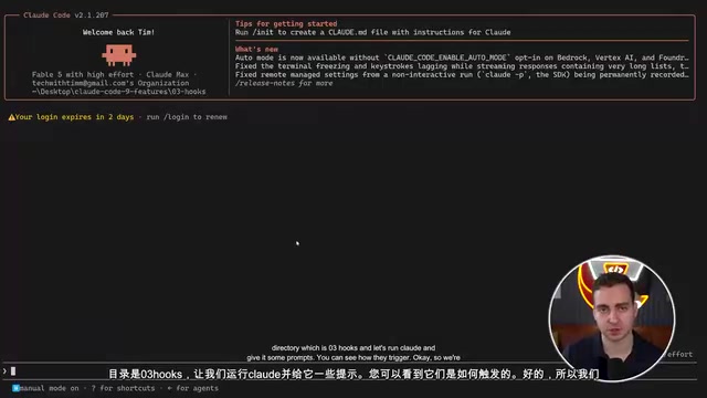 钩子触发后的代码格式化效果