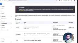 REST API service enablement interface
