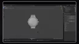 Claude watch ad frame