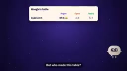 But who made this table?